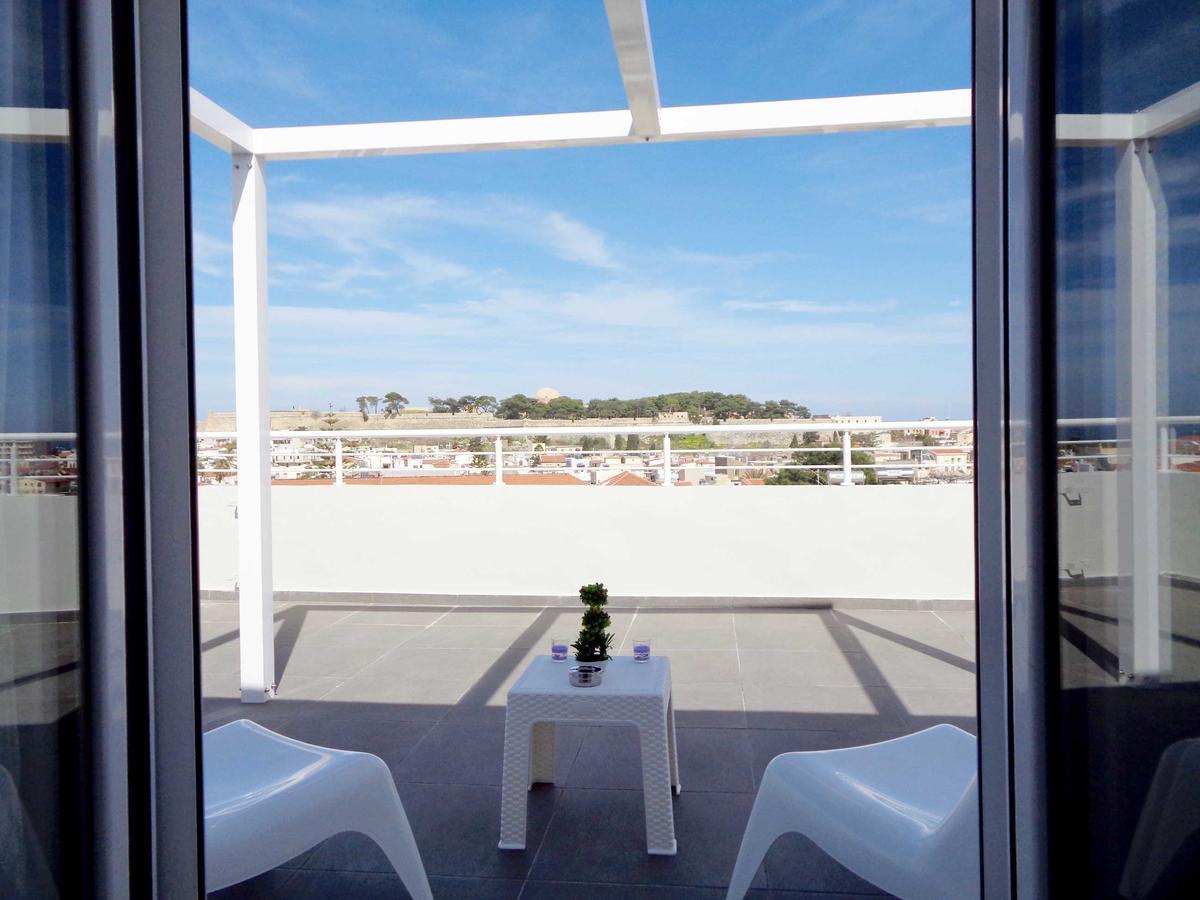 Castle & Sea View Apt Rethymno Exterior foto